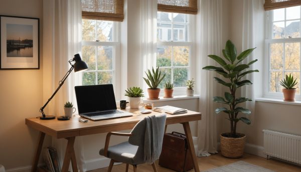 Aménager un coin bureau cosy dans la pièce de vie
